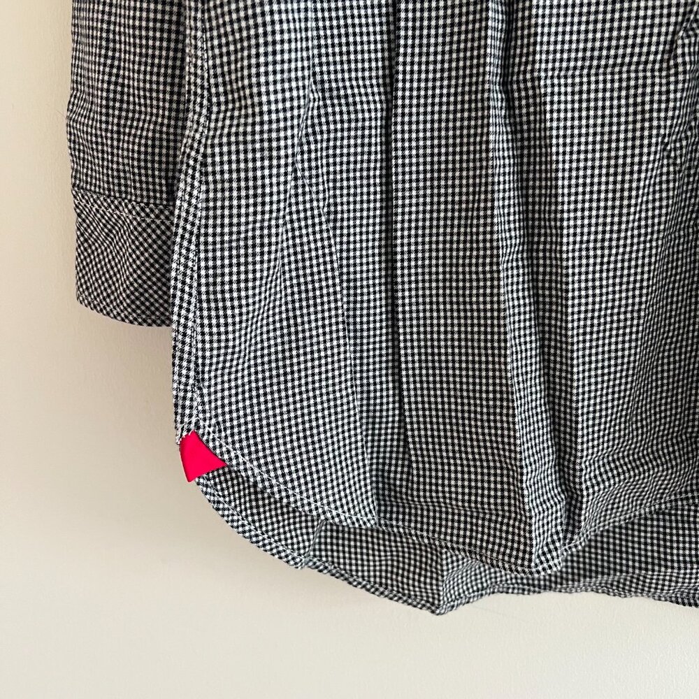 Victoria's Secret Gingham Nightgown Cotton Silk Preppy Coquette Clean Girl - Picture 2 of 8